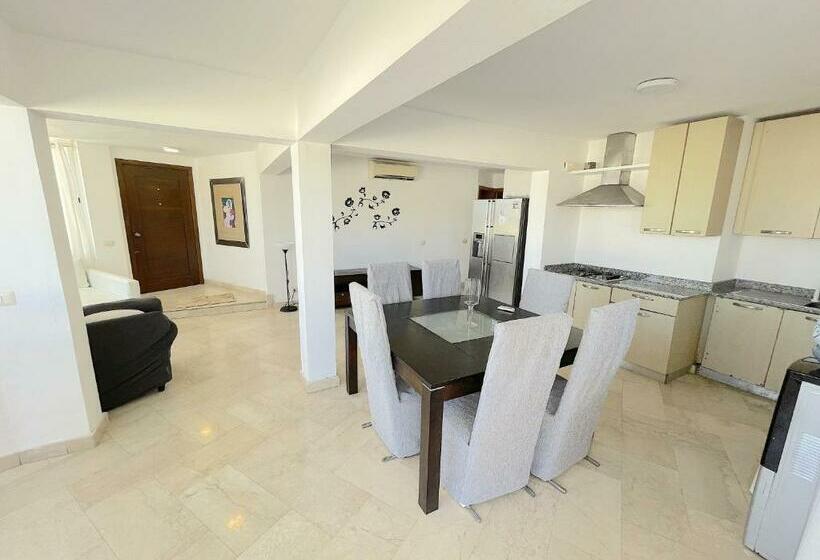 آپارتمان 1 خوابه با چشم‌انداز دریا, Oceanfront & Garden View Villas Hotel Wifi Bbq Parking Los Corales Beach Club & Spa