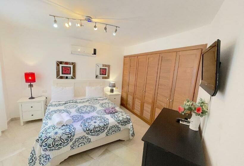 آپارتمان 1 خوابه با چشم‌انداز دریا, Oceanfront & Garden View Villas Hotel Wifi Bbq Parking Los Corales Beach Club & Spa