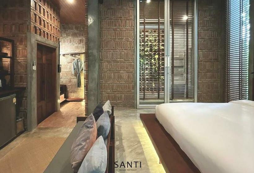 سوئیت جونیور با چشم‌انداز باغ, Santi Beach Retreat