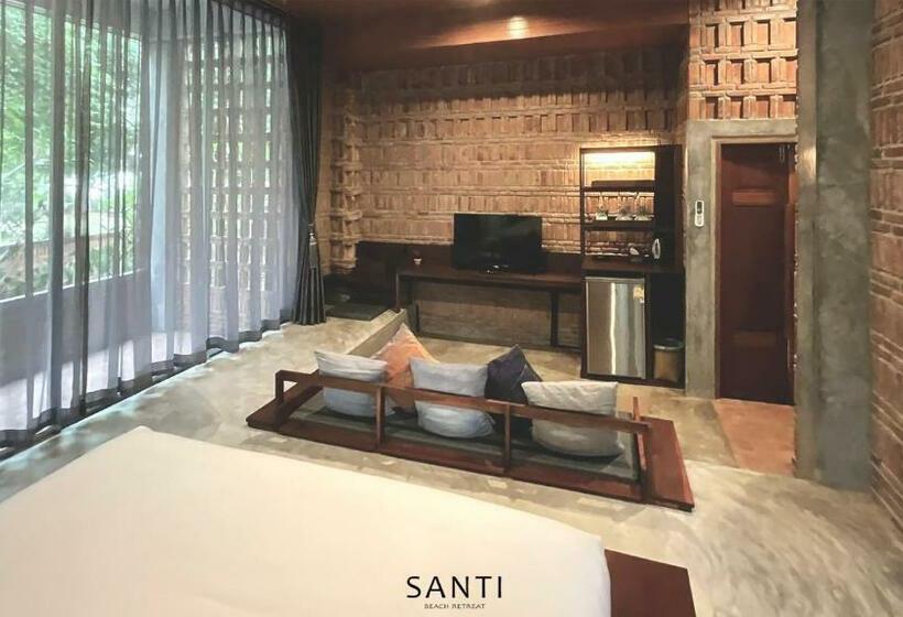 سوئیت جونیور با چشم‌انداز باغ, Santi Beach Retreat