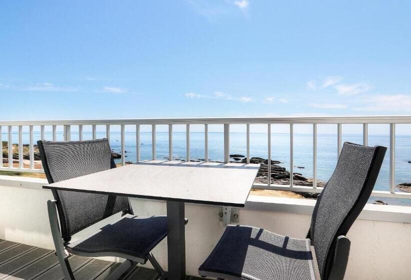 اتاق استاندارد با چشم‌انداز دریا, Hôtel La Petite Sirène Quiberon