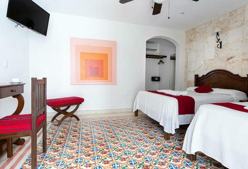 Номер Стандарт 2 Двуспальные Кровати, La Aurora Hotel Colonial
