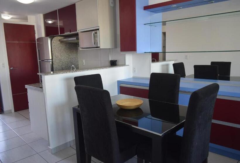 Апартаменты 1 Спальня с Балконом, Vip Beira Mar Residence