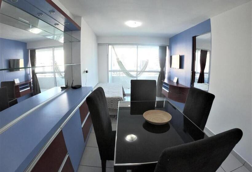 Апартаменты 1 Спальня с Балконом, Vip Beira Mar Residence