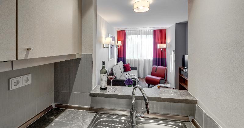 Апартаменты 1 Спальня, Aparthotel Adagio Frankfurt City Messe