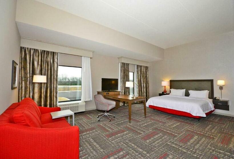 带大床的行政房间, Hampton Inn Pulaski