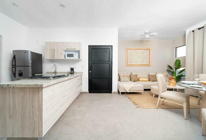 آپارتمان 1 خوابه با چشم‌انداز باغ, Krystal Grand Residences & Villas San Miguel de Allende