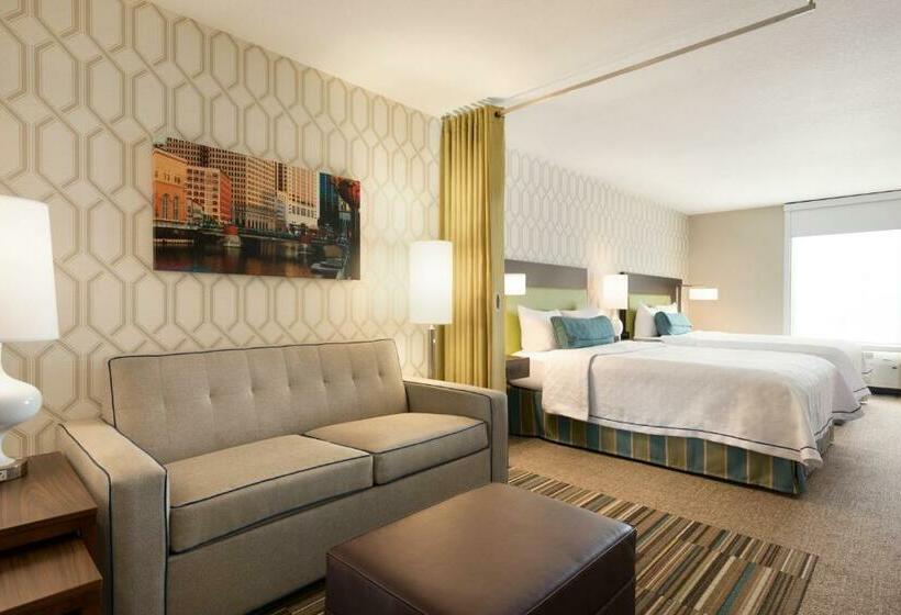 Студия Стандарт, Home2 Suites By Hilton Milwaukee Brookfield