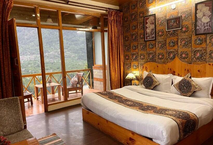 标准间带阳台, Bentenwood Resort   A Beutiful Scenic Mountain & River View