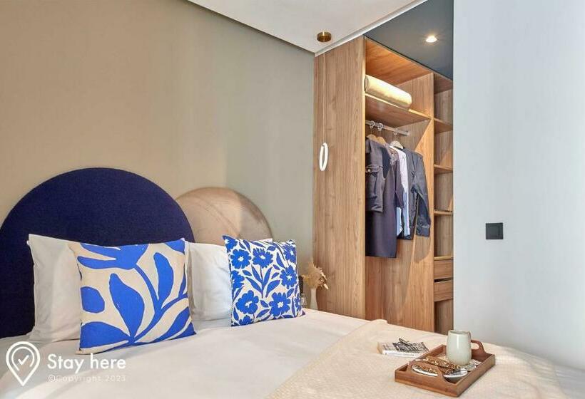 标准工作室带阳台, Stayhere Casablanca   Maarif   Elite Residence