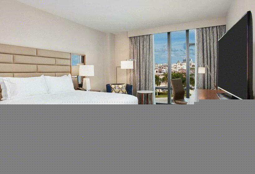 Номер Deluxe Кровать Кинг Вид на Город, Hilton West Palm Beach