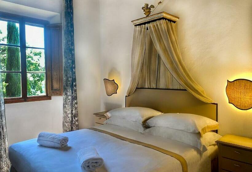 デラックスビラの１ベッドルーム, Villa Rignana   Chianti Weddings