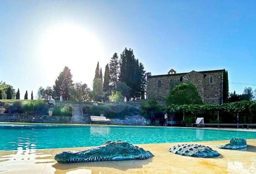 デラックスビラの１ベッドルーム, Villa Rignana   Chianti Weddings