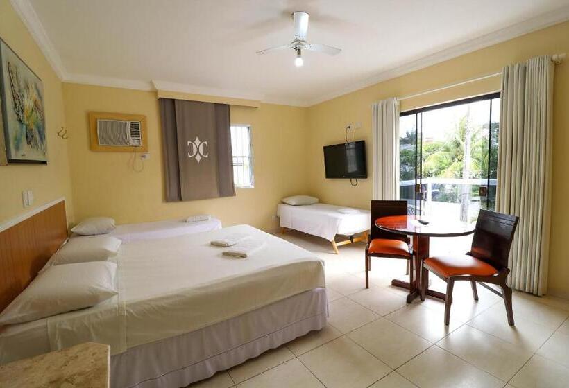 اتاق استاندارد سه نفره با چشم‌انداز کنار دریا, Charme Hotel Guarujá Frente Mar