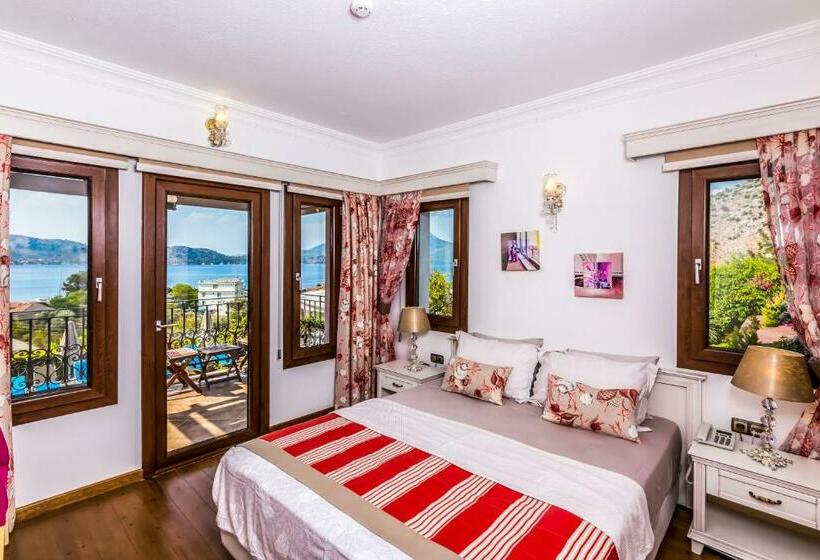 Standard Room Sea View with Balcony, Badem Tatil Evi