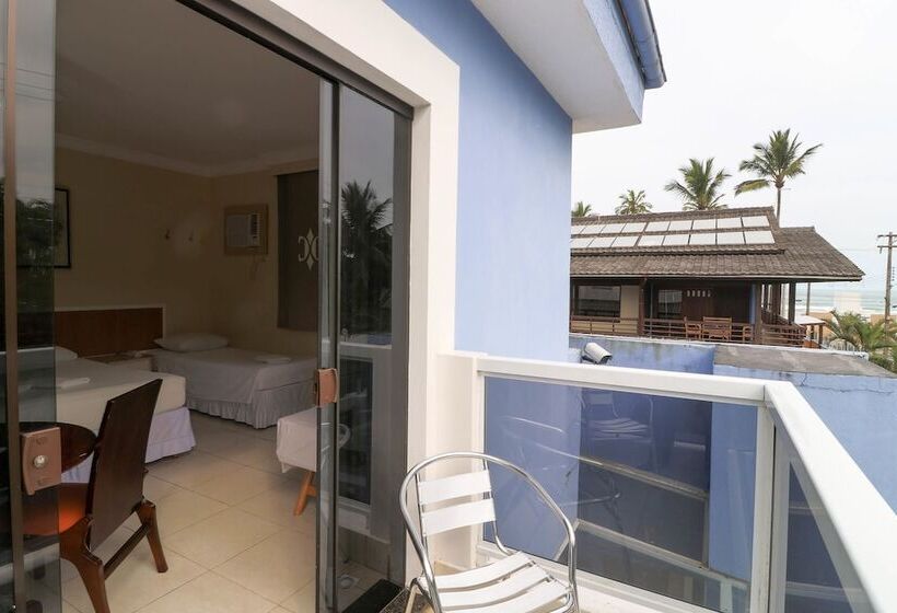 Standard Room with Balcony Side Sea View, Charme Hotel Guarujá Frente Mar