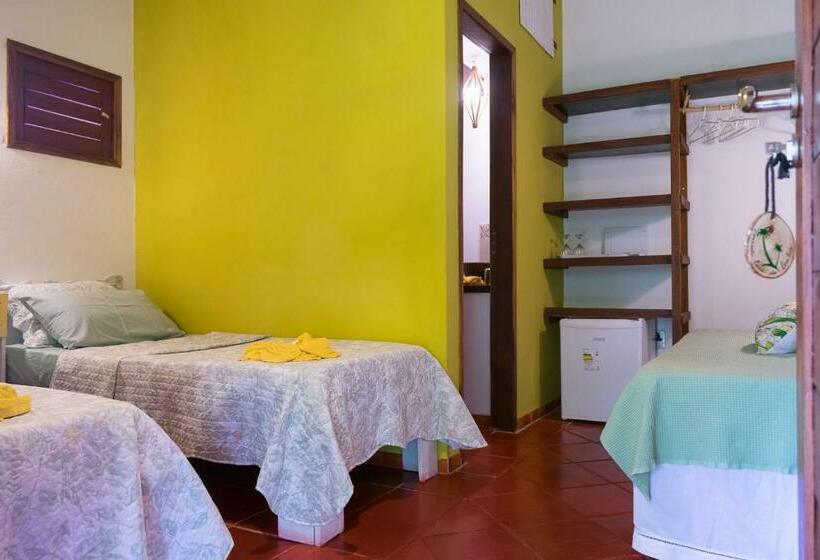 اتاق راحتی سه تخته, Pousada Casa Do Cocotier