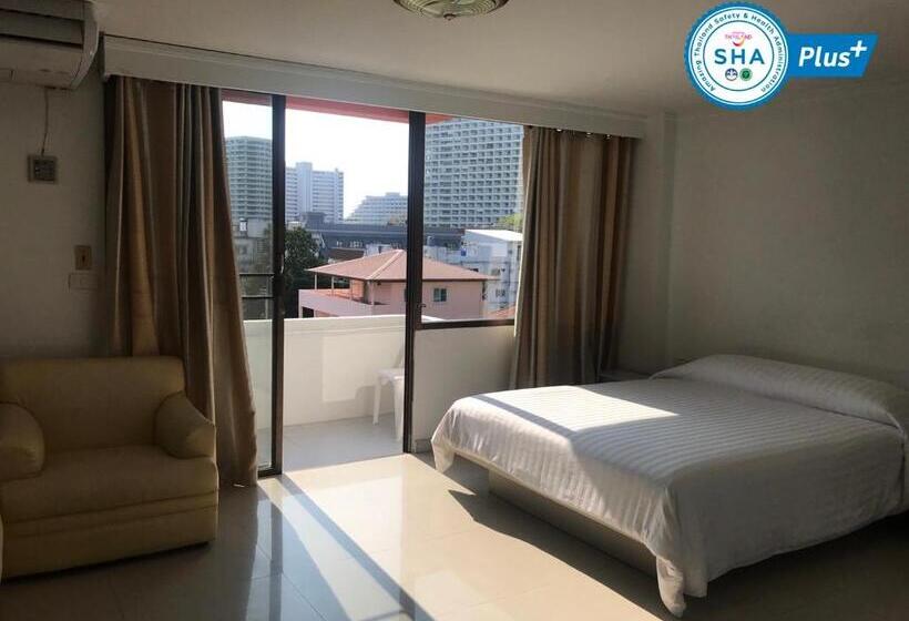 اتاق استاندارد با بالکن, Jomtien Longstay Hotel   Sha Plus Certified