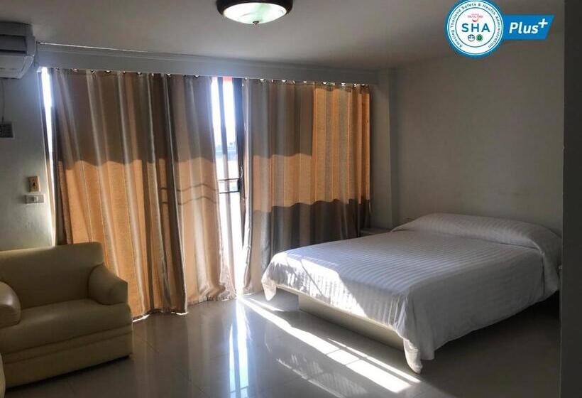 اتاق استاندارد یک تخته با بالکن, Jomtien Longstay Hotel   Sha Plus Certified