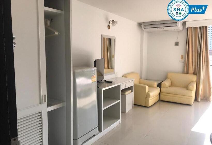 اتاق استاندارد یک تخته با بالکن, Jomtien Longstay Hotel   Sha Plus Certified