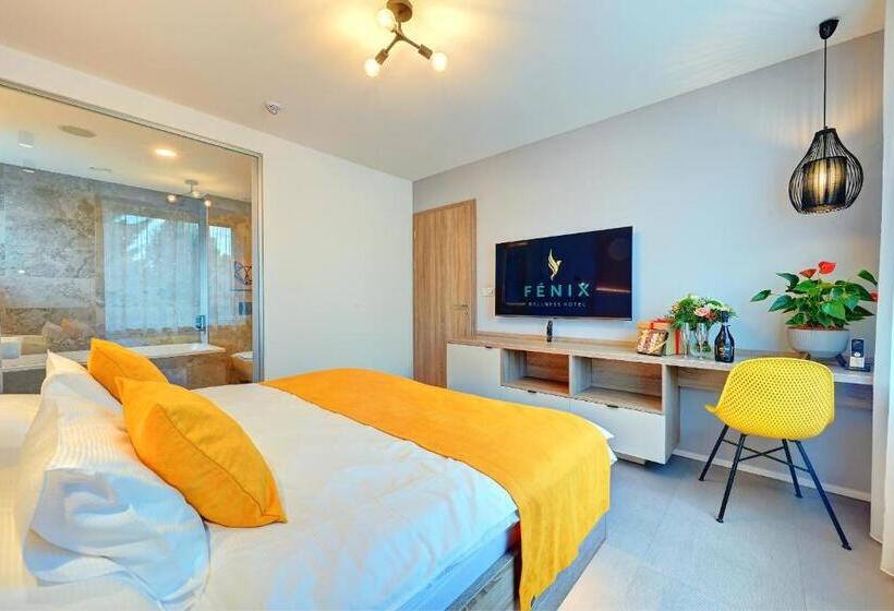 جناح مزود بجاكوزى, Wellness Hotel Fénix