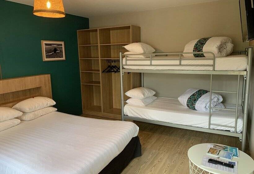 Семейный Номер Вид на Сад, Hôtel Heod   Binic   Saint Quay Portrieux