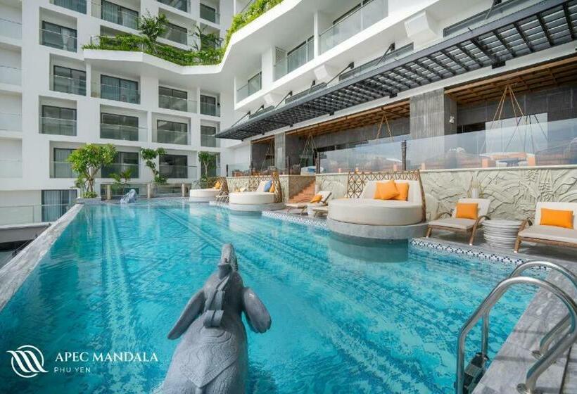 اتاق لوکس با تخت بزرگ, Happy Condotel   Apec Mandala Phu Yen  Phòng 42m2