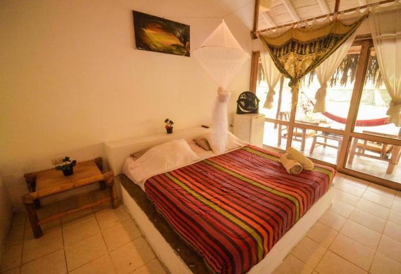اتاق یک تخته با چشم‌انداز استخر, Casa Sebas Máncora   Pool Beach