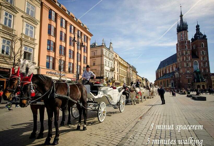 آپارتمان لوکس 1 خوابه, Angel City Center Krakow Apart