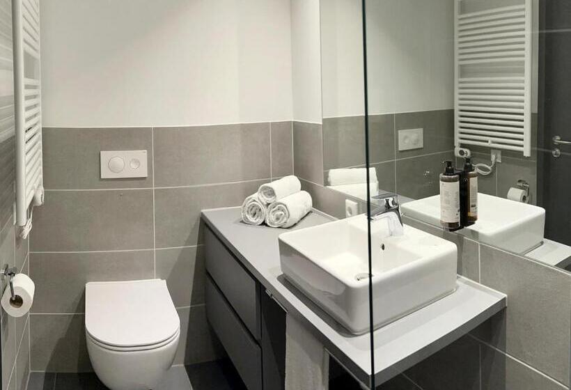 Апартаменты 1 Спальня без Кухни, Apartimo München Unterhaching