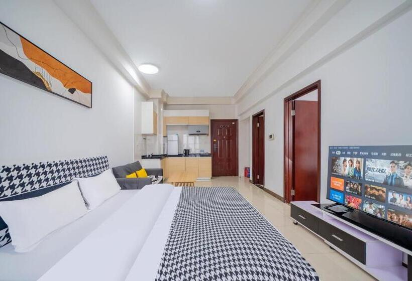 سوییت, Guangzhou Lijing Aparthotel Pazhou Exhibition Center   Next To Exit D Of Wanshengwei Mtr Station