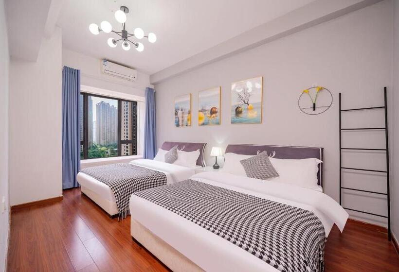 استودیوی استاندارد, Guangzhou Lijing Aparthotel Pazhou Exhibition Center   Next To Exit D Of Wanshengwei Mtr Station