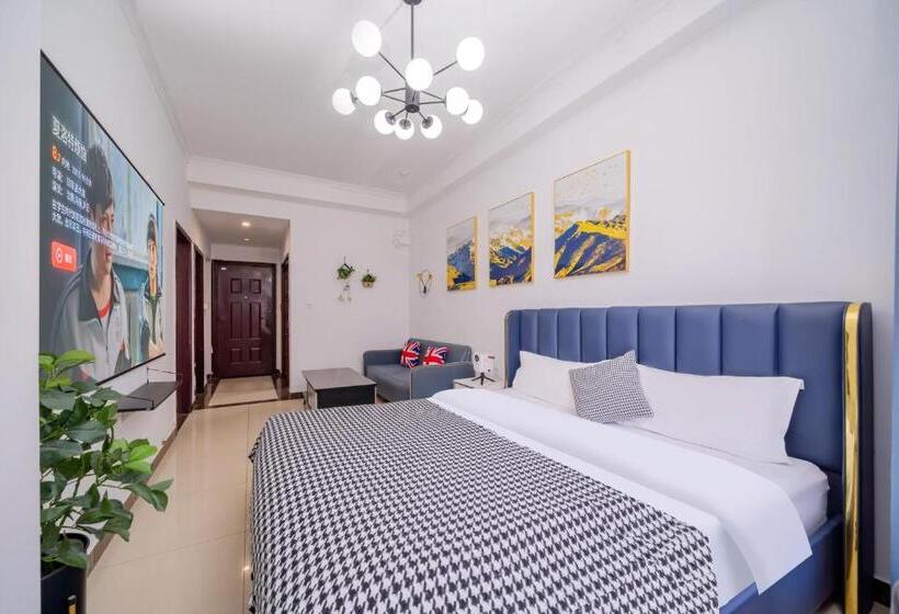 استودیوی استاندارد, Guangzhou Lijing Aparthotel Pazhou Exhibition Center   Next To Exit D Of Wanshengwei Mtr Station