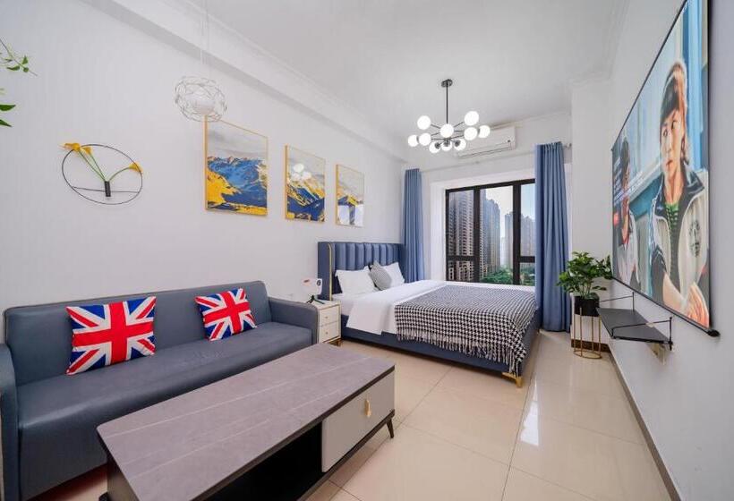 استودیوی استاندارد, Guangzhou Lijing Aparthotel Pazhou Exhibition Center   Next To Exit D Of Wanshengwei Mtr Station