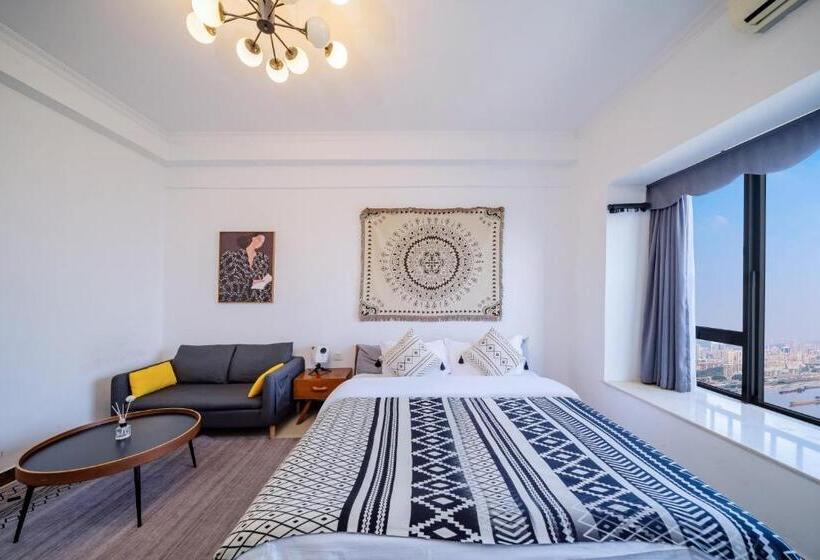 اتاق لوکس, Guangzhou Lijing Aparthotel Pazhou Exhibition Center   Next To Exit D Of Wanshengwei Mtr Station
