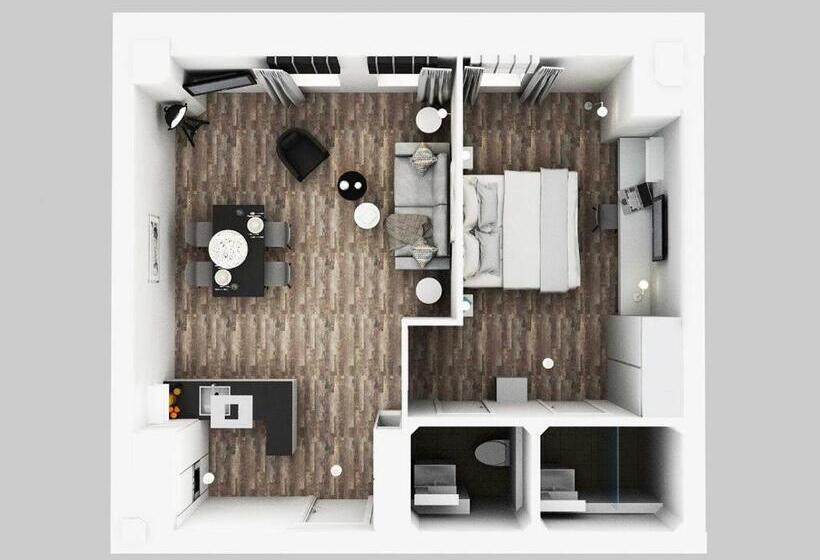 带1个卧室的公寓, Ohlerich Speicher App_ 18