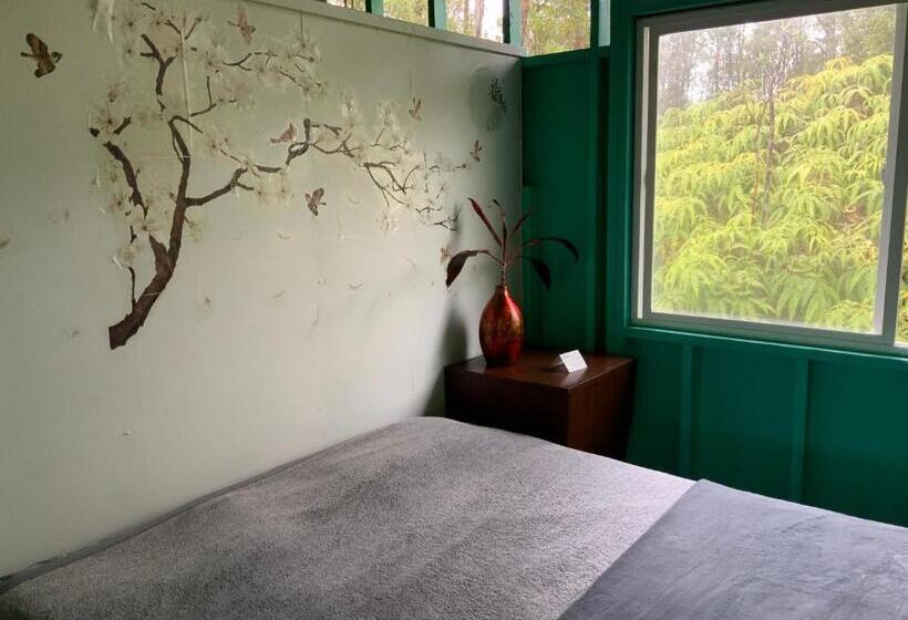 이코노미 룸, Simple Rustic Studio Deluxe Bed In Tropical Fruits Garden