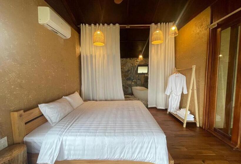 اتاق استاندارد با تخت بزرگ, Mơ Village đà Bắc, Hòa Bình