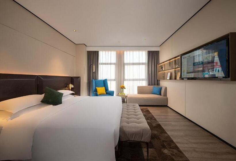 Quarto Deluxe, Echarm Plus Hotel   Taihu Garden Metro Station, North Changjiang Road Wuxi