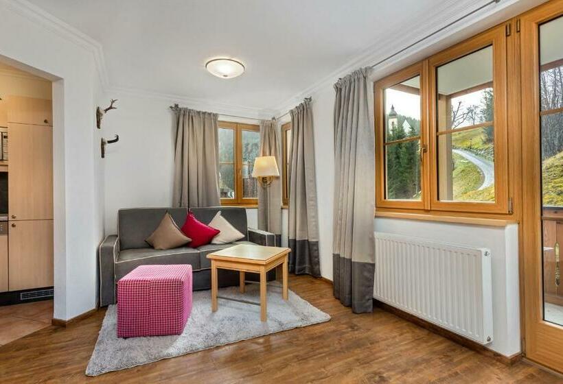 ２ベッドルームアパートメント, Almhof Alpin Apartments & Spa