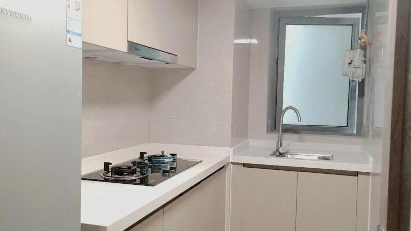 Quarto Dúplex, Mandi International Apartment   Guangzhou Financial City Sanxi Metro Station