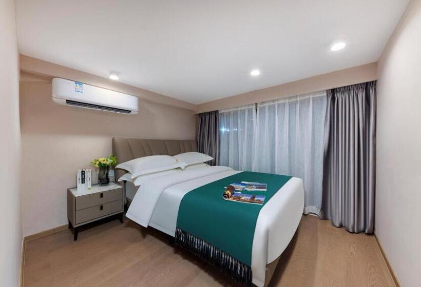 Quarto Triplo Estandar, Mandi International Apartment   Guangzhou Financial City Sanxi Metro Station