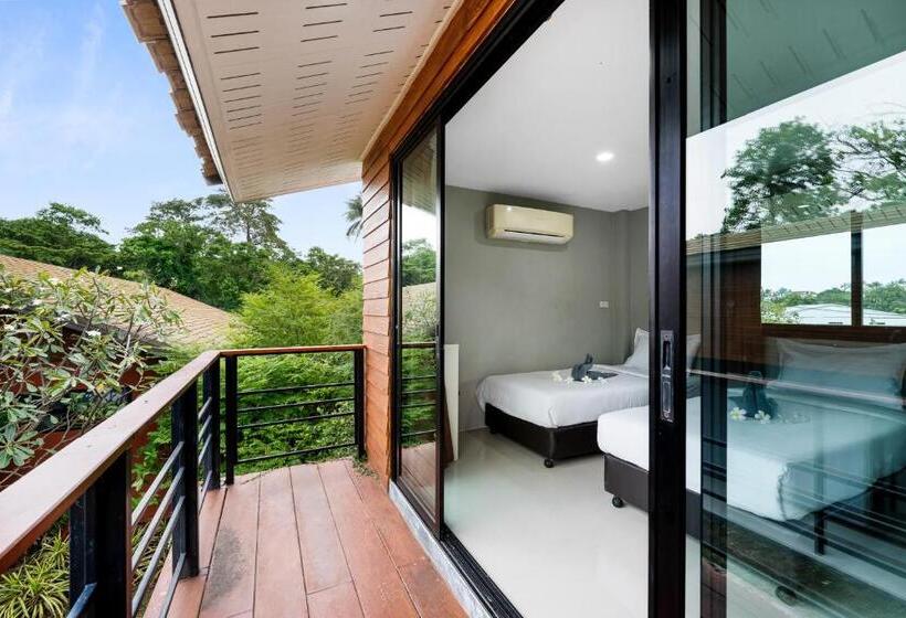 스탠다드 트리플 룸, Chill Inn Samui Hostel And Restaurant