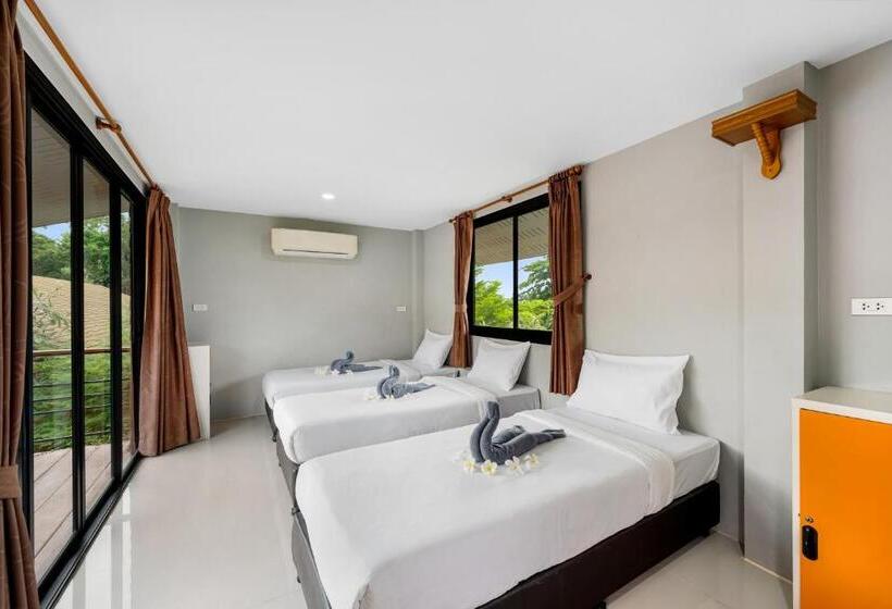 스탠다드 트리플 룸, Chill Inn Samui Hostel And Restaurant
