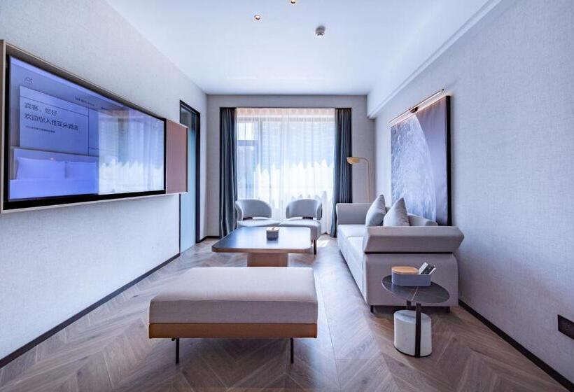 סוויטה עם נוף לעיר, Atour S Hotel Jinan Shunhe
