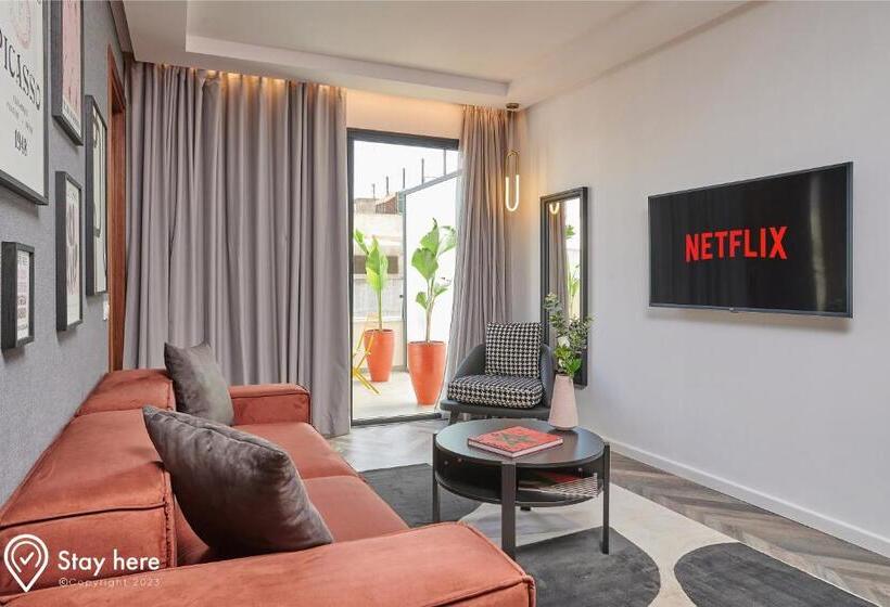 １ベッドルームペントハウスアパート, Stayhere Rabat   Agdal 4