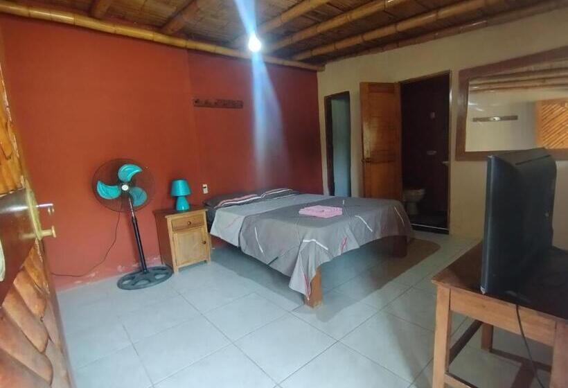 اتاق یک تخته با چشم‌انداز باغ, Casa Tito Máncora   Bungalow Privado