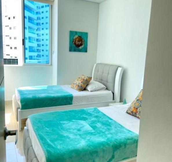 آپارتمان 1 خوابه با چشم‌انداز دریا, Beautiful Apt In Santa Martha , Colombia