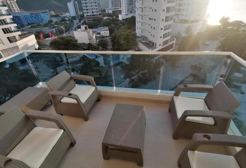 آپارتمان 1 خوابه با چشم‌انداز دریا, Beautiful Apt In Santa Martha , Colombia
