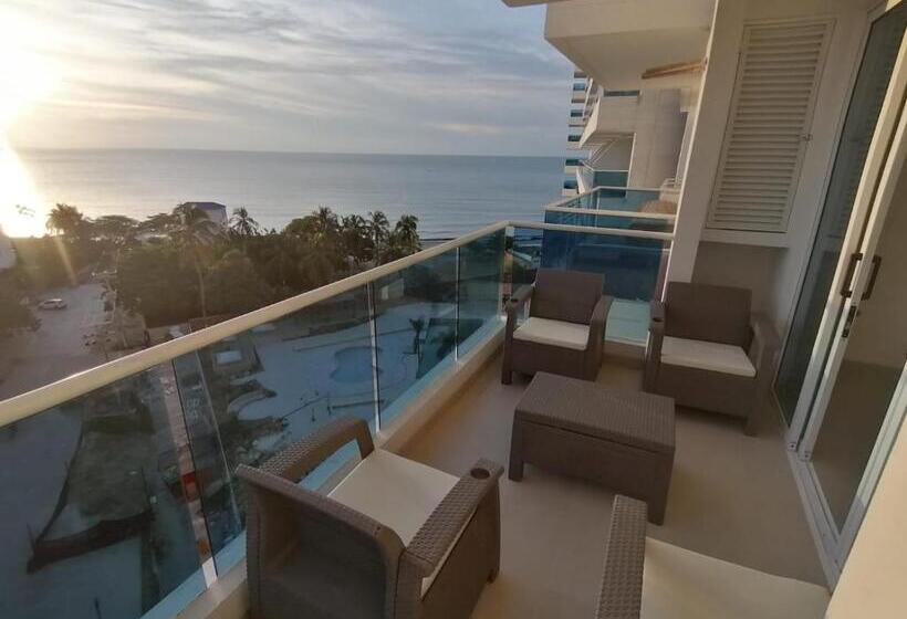 آپارتمان 1 خوابه با چشم‌انداز دریا, Beautiful Apt In Santa Martha , Colombia